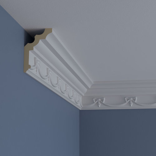 PCI Enterprises Versailles 4.25'' H x 96.13'' W x 2.5'' D Urethane